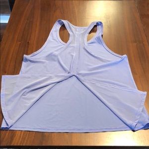 lululemon athletica Tops - Periwinkle tank with open lower back lululemon athletica Tops - Periwinkle tank with open lower back